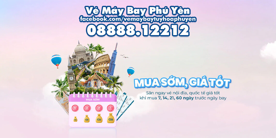 Vé máy bay Tuy Hòa➡Tp. Hồ Chí Minh⬅cập nhật ngày 25/06/2023